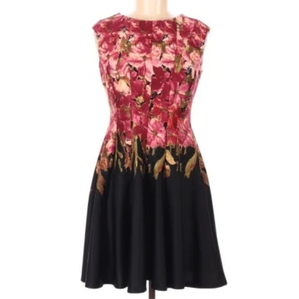 ✨️CL Danny Nicole Floral Fade A Line Dress Petite Sz 6‎